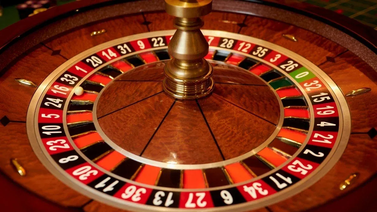 Ambiente de casino ao vivo
